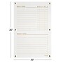 Excello Brands Acrylic Dry-Erase Planning Board, 20" x 30", Gold Print (ACRYLBRD-TSK20X30-GLD)~#|#~B60712E0-73D8-46D3-8CC4BC4C41DD1EF0_sc7