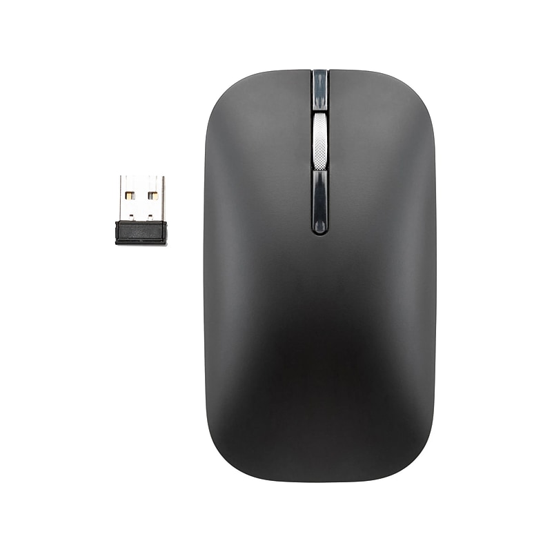 Digital Innovations LoPro Wireless Ambidextrous Optical Mouse, Black (32312) image 1