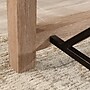Sauder Dixon City 66"W Executive Business Desk, Brushed Oak (432892)~#|#~B6121B4A-E51A-48A8-91A04131CB38FA3C_sc7