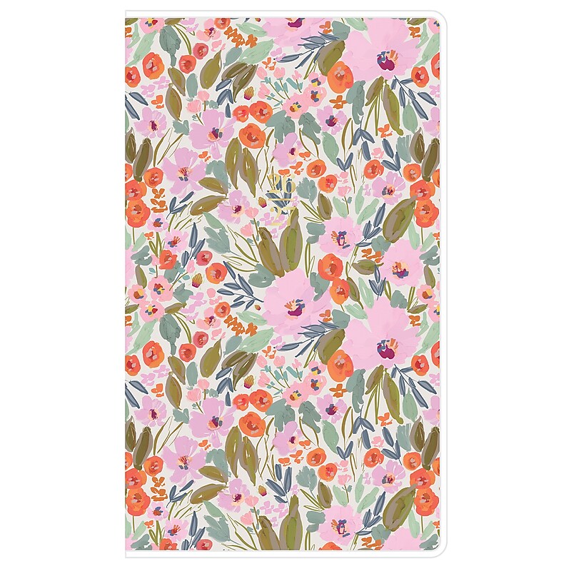 2026-2027 Blue Sky Garden 6.125" x 3.625"  Monthly Personal Organizer, Plastic Cover (158069) image 1