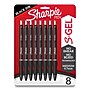 Sharpie S-Gel Retractable Gel Pen, Medium Point, 0.7mm, Black Ink, 8/Pack (2096139)~#|#~B613D3A9-9F20-4F25-B6F493344132022F_sc7
