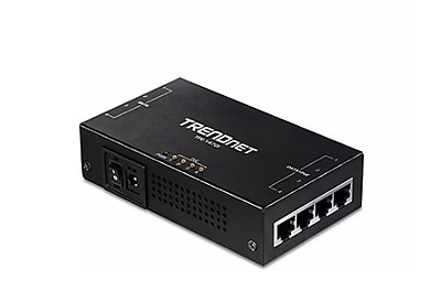 TRENDnet 65W 4-Port Gigabit PoE Plus Injector (TPE147GI) Simolary simolary.com