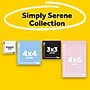 Post-it Super Sticky Notes Combo Pack, Simply Serene Collection, 45 Sheet/Pad, 4 Pads/Pack (4622-SSNE)~#|#~B61699B2-989F-47F0-9003409D7E34729F_sc7