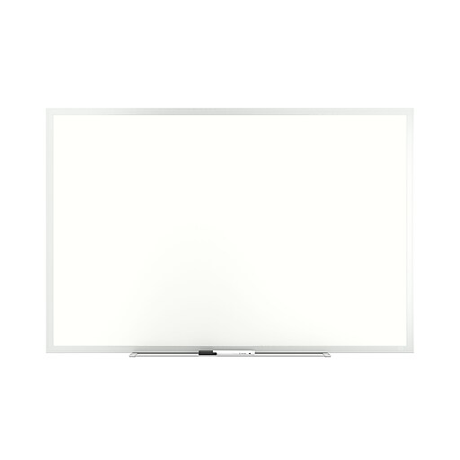 TRU RED™ Melamine Dry Erase Board, Gray Frame, 3' x 2' (TR59355) Staples