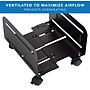 Mount-It! Metal CPU Stand with Four Casters, Black (MI-7153)~#|#~B616F6F5-2059-4702-9B5AB624876C66B0_sc7