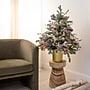 Nearly Natural 3' Pre-Lit Artificial Snow Covered Decorative Christmas Tree in Golden Planter (T4788)~#|#~B618DFBF-1DE1-45A9-BCB555A0E2BC2F04_sc7