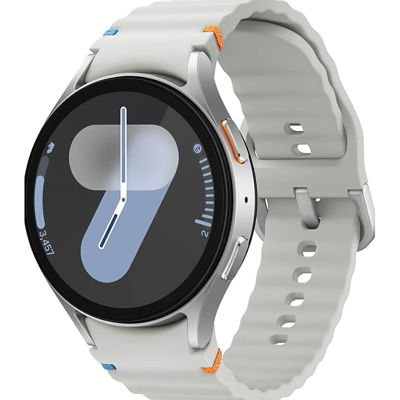 Samsung Galaxy Watch7 Smart Watch, GPS, 44mm, Armor Aluminum Case, Silver Fluoroelastomer (SM-L310NZSAXAA) image 1
