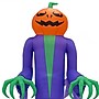 National Tree Company 12' Inflatable Halloween Pumpkin Ghost, 4 White LED lights- UL (MZ17-HLN2064360)~#|#~B61EC147-C77B-4A1C-A8F4E5FF0531B8D5_sc7