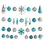Nearly Natural Holiday Shatterproof Blue Christmas Tree Ornament Box Set52/Set (D1003-BL)~#|#~B61F93FD-D6A4-469C-B7E67984C387BF9A_sc7