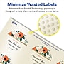 Avery Laser/Inkjet Round Multipurpose Labels, 2" Dia., Ivory, 600 Labels/Box (94501)~#|#~B623DC83-B177-455F-ACF3863A392E7965_sc7