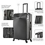 DUKAP INCEPTION 3-Piece Hardside Spinner Carry-On Luggage Set, TSA Checkpoint Friendly, Black (DKINCSML-BLK)~#|#~B625F479-A856-4ABA-8C6C870C2CB09602_sc7