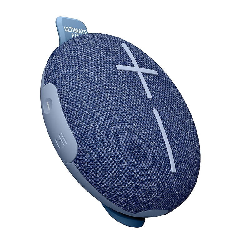 Logitech ULTIMATE EARS MINIROLL Ultra-Portable Bluetooth Speaker, Waterproof, Majestic Blue (984-002020) image 1