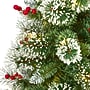 Nearly Natural Frosted Swiss Pine Artificial Christmas Tree, 4' (T1626)~#|#~B62B543B-E8CE-4C53-B448909886260A9D_sc7