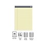 TRU RED™ Achieve Notepad, 8.5" x 11.75", Wide Ruled, Canary, 50 Sheets/Pad, 6 Pads/Pack (TR57364)~#|#~B62E7043-6948-4544-85FD2DD01FA3F039_sc7