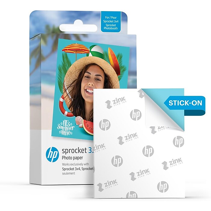 HP Sprocket 3.5 x 4.25