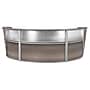 Regency Marque 144"W Curved Reception Desk Workstation, Driftwood Gray (77313GY)~#|#~B635E74D-955C-4143-B3DB27866026B65A_sc7