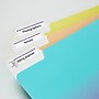 Avery TrueBlock Laser/Inkjet File Folder Labels, 2/3" x 3-7/16", White/Purple, 750 Labels/Pack (5666)~#|#~B637EB2E-2811-4A52-9E9E4E5C48C6AE73_sc7