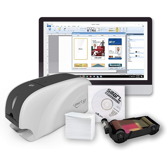 IDP SMART-31 ID Card Printer Kit (651527K) | Staples