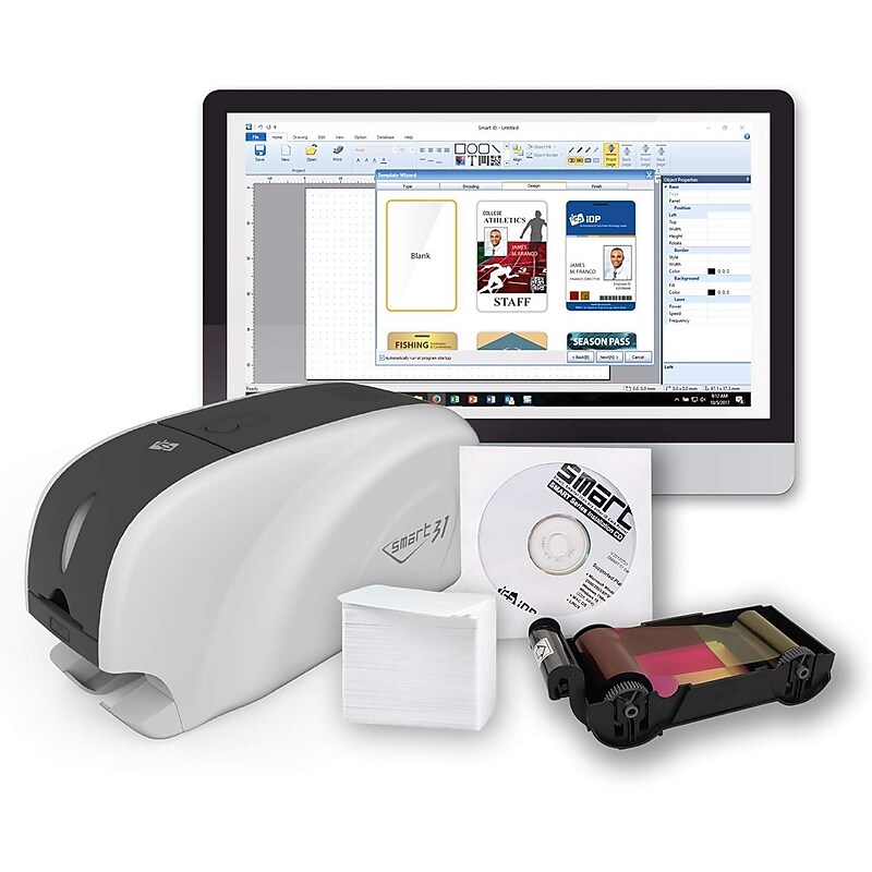 IDP SMART-31 ID Card Printer Kit (651527K) image 1