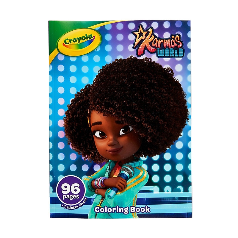 Crayola Karma's World Coloring Book, 98 Pages (04-2698) image 1