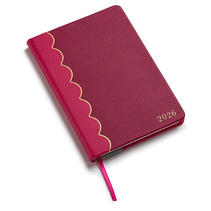 2026 Eccolo 4" x 7" Daily Planner, Pink (RY26-401B) image 1