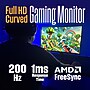 Westinghouse RX Series 27" Curved FHD 200Hz LED AMD FreeSync Gaming Monitor, Built-In Speakers, Green (WC27RX6250G)~#|#~B63C8E41-AE31-490E-96A0593280C71458_sc7