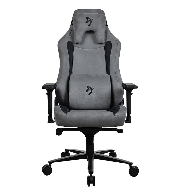 Arozzi Vernazza Supersoft Fabric Ergonomic Racing Gaming Chair, Anthracite (VERNAZZA-SPSF-ANT) image 1
