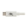 Eaton USB4 6.6' USB-C 240W Charging Cable, 20 Gbps, Male to Male, White (U521-1P0M-WH20G)~#|#~B64582DC-ABA8-42B2-9BD085FA405993B8_sc7