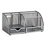 Mind Reader 7-Compartment Metal Desk Organizer File and Accessory Storage, Silver (JOEORG-SIL)~#|#~B64F31B8-8AC4-43D1-8056305BCED0379B_sc7