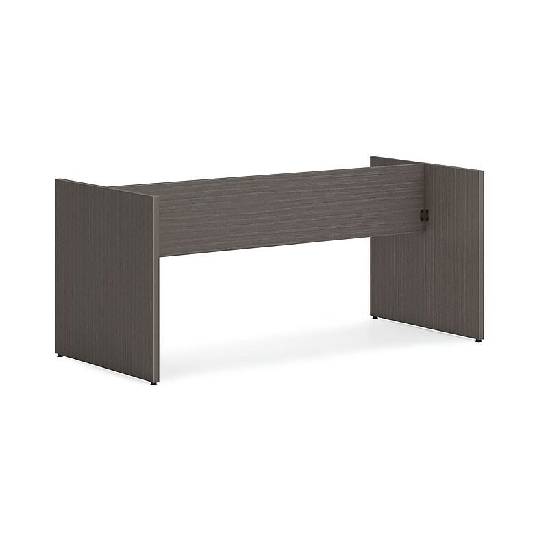 HON Mod 28"H Slab Base for 96" Table Top, Slate Teak (HLPLTBL96BASE.LSL1) image 1