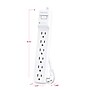 CyberPower B6032PK Essential 6-Outlet Surge Protector, 3 ft. Cord, 600J Surge Suppression, White, 2/Pack~#|#~B654B702-5A01-4CF3-BF976E27EF348134_sc7