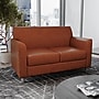 Flash Furniture Hercules Diplomat LeatherSoft Loveseat, Cognac/Chrome Legs (BT8272CGCHR)~#|#~B65672C8-FDD9-42A9-906BD7C05188CFF7_sc7