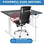 Mount-It! Dual Motor 55"W Electric Rectangular Adjustable Standing Desk, Black/White (MI-18095)~#|#~B659E603-961B-46D8-945895617E2B77C0_sc7