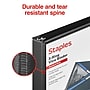 Staples 1" 3-Ring View Binder, D-Ring, Black (55395/26431)~#|#~B659F555-EF9E-42D0-9EDD4B3B79EBE99C_sc7