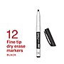 Staples Remarx Dry Erase Marker, Fine Tip, Black, 12/Pack (ST62932)~#|#~B65CC185-F63E-4A96-977BCF77DB5F96D9_sc7