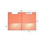 Davis Group Premium Polypropylene Clipboard, Letter Size, Orange, 10/Pack (4511-19-10)~#|#~B65E50D3-9C4E-4CE9-AC59ADB9B5580D71_sc7