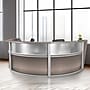 Regency Marque 144"W Curved Reception Desk Workstation, Driftwood Gray (77313GY)~#|#~B663BEB0-7203-46DD-83A175B6E4351DEE_sc7