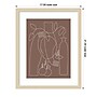 Amanti Art Shape Of Truth by Shatha Al Dafai Wood Framed Wall Art Print, 17" x 21" (A42675531979)~#|#~B663D3DD-15B9-4C37-83C1A4107F979AA5_sc7