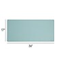 Smead Large Vegan Leather Anti-Slip Desk Pad, 36" x 17", Light Blue (SMD64830)~#|#~B664A610-634C-4BBB-A8C21152012C7AE3_sc7