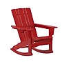 Flash Furniture Halifax Adirondack Rocking Chair with Cup Holder, Red (LEHMP104531RD)~#|#~B664F198-0DA7-4B0B-A88DF6376998FAEA_sc7