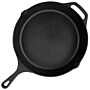 MegaChef Cast Iron 12" Frying Pan, Black (935117379M)~#|#~B66748AE-5650-4774-BDD6D99911BEA28F_sc7