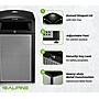 Alpine Industries Steel Outdoor Commercial Trash Can with Ashtray Dome Lid, 40 Gallon, Silver, 2/Pack (ALP472-40-SIL-2PK)~#|#~B6688A20-A7AA-48C0-A064E151AF763FFC_sc7