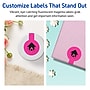 Avery Lollipop Laser/Inkjet Multipurpose Labels, 1.5" x 4", Neon Magenta (80/Pack)~#|#~B66A8006-2728-4483-A236D464F135BA2E_sc7