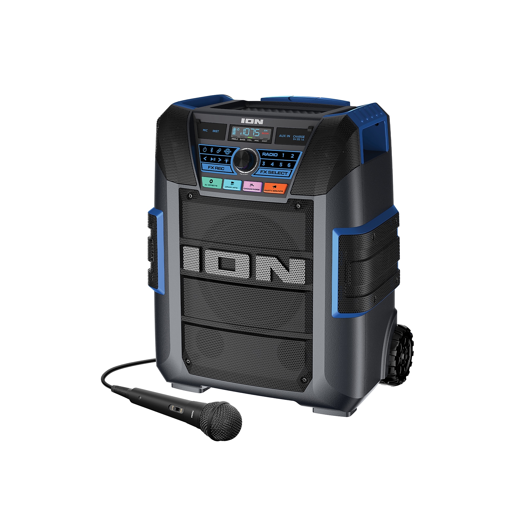 ION Explorer XL Wireless Bluetooth All-Weather Speaker, Water Resistant, Black (IONIPA150X) Sansujyuku sansujyuku.com