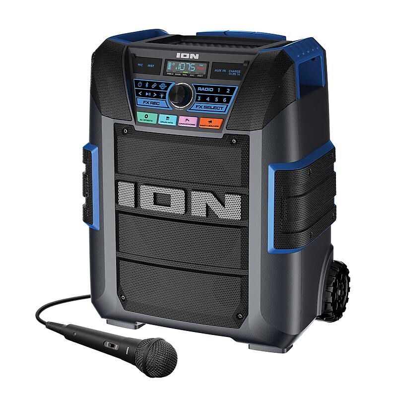ION Explorer XL Wireless Bluetooth All-Weather Speaker, Water Resistant, Black (IONIPA150X) image 1