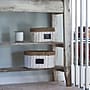 Household Essentials Woven Storage Wicker Basket, White, 2/Set (ML-7100)~#|#~B66DDADB-E373-474D-A9F660D470352A4B_sc7
