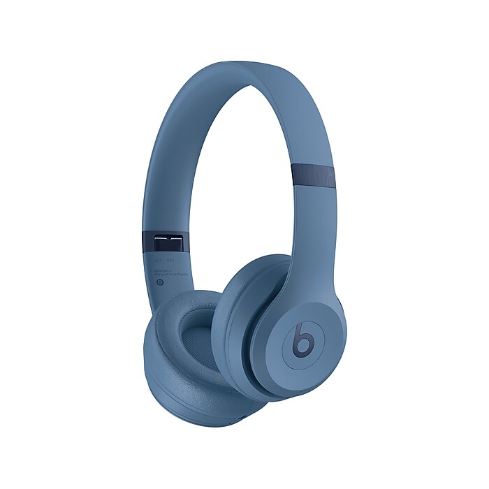 Beats Solo 4 Wireless On-Ear Headphones, Bluetooth, Slate Blue