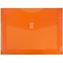 JAM Paper Premium Plastic Document File, 1 Pocket, Letter, Orange, 3/Pack (218V2orx3)~#|#~B66F774C-2CA9-4F84-9C2FA50036D76212_sc7
