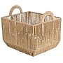 Simplify Natural Paper Rope Storage Basket with Handles, Beige (30124-ST)~#|#~B670460B-78E7-4386-864CD97601F9342A_sc7