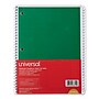 Universal 1-Subject Notebooks, 8" x 10.5", College Ruled, 70 Sheets, Assorted Colors, 4/Pack (UNV66614)~#|#~B67062DB-64D9-438E-9BD516099678456F_sc7